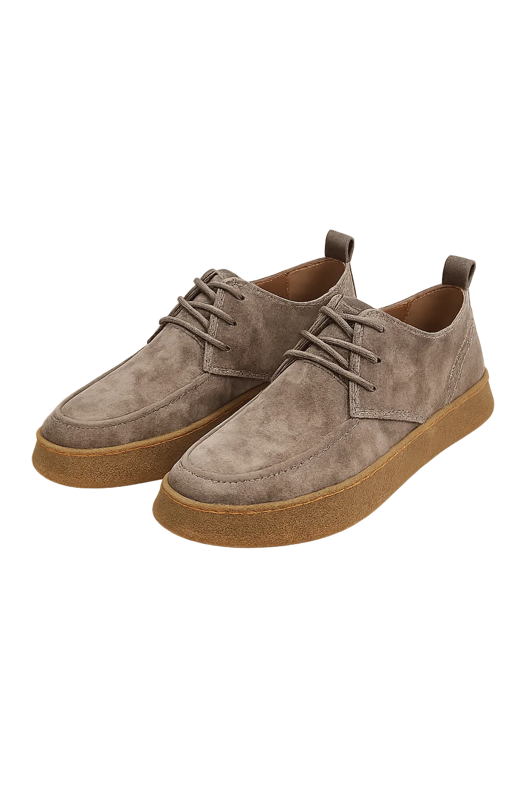Classic Men’s Suede Sneakers – Grey