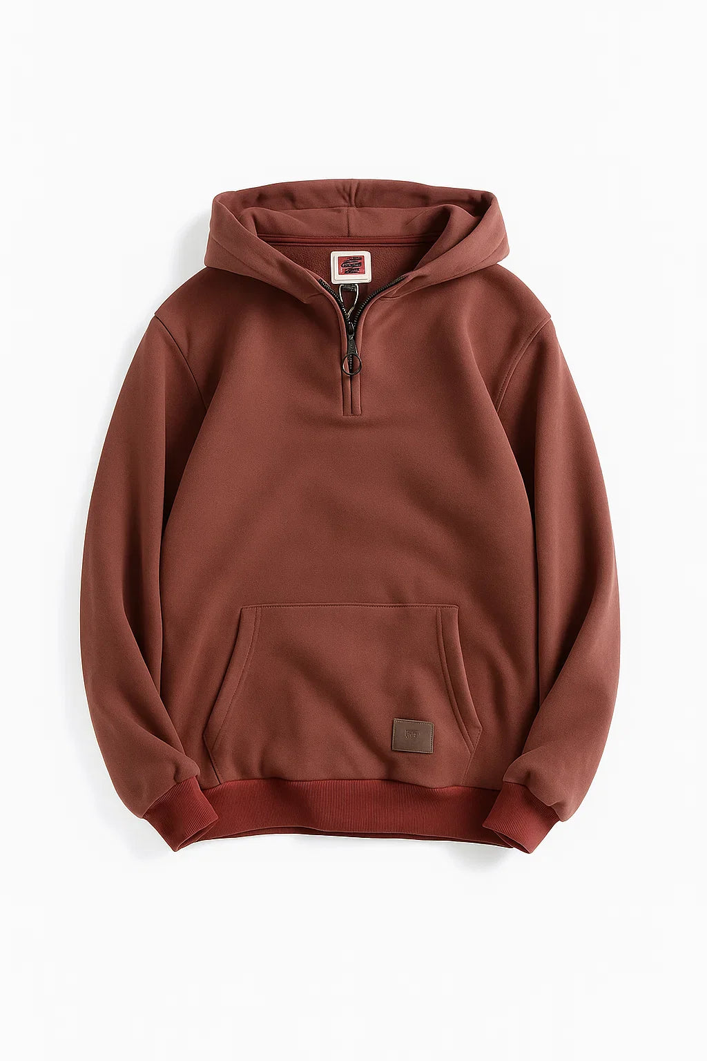 Vintage Style Hoodie for Men - Red