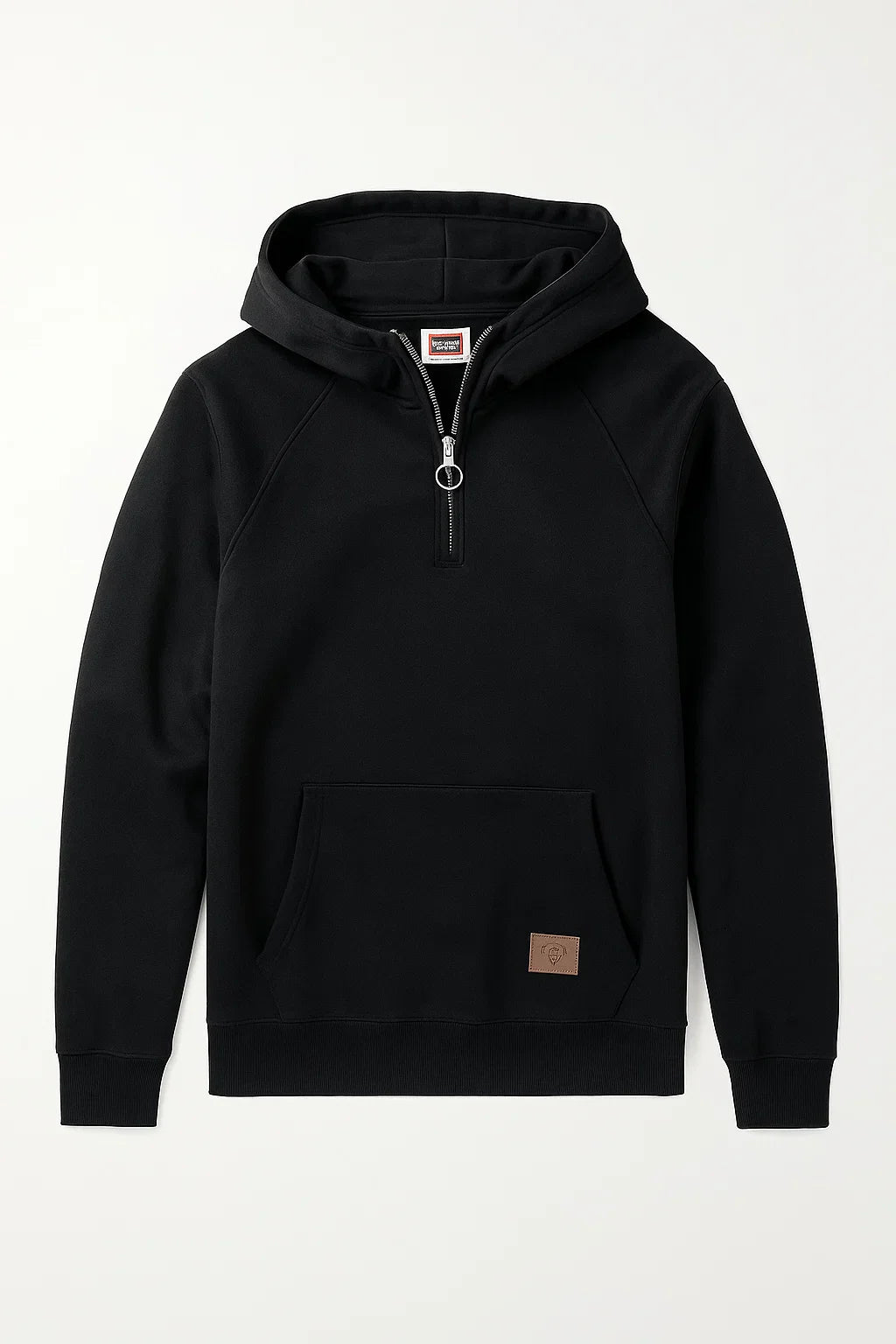 Vintage Style Hoodie for Men - Black