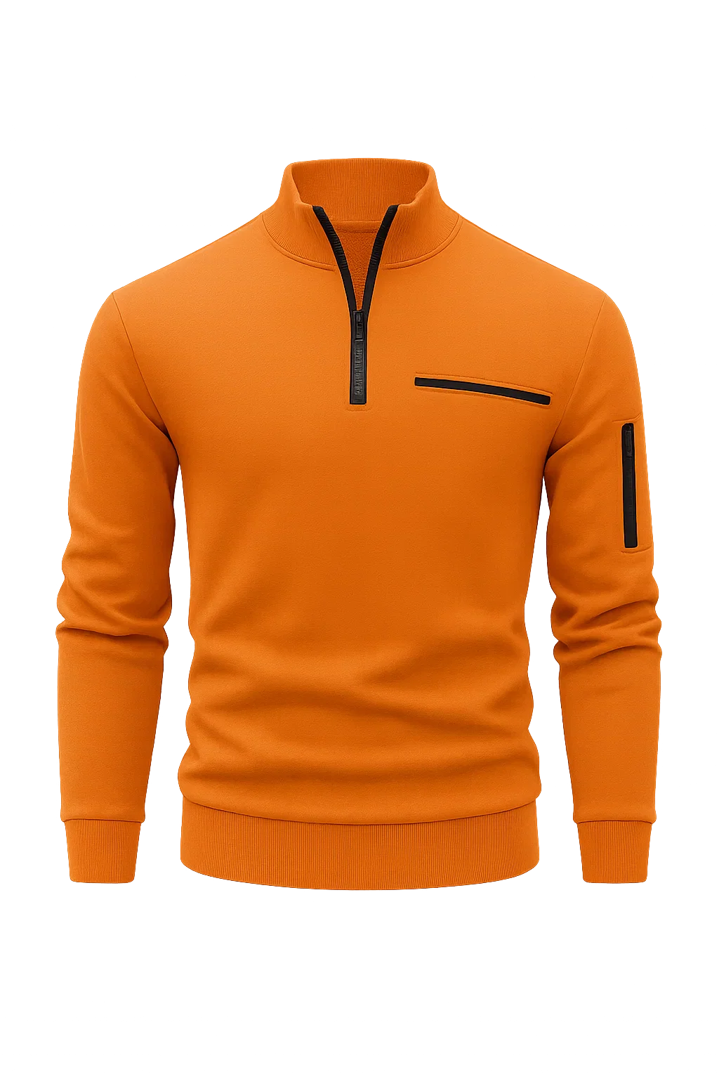 Men's Modern Style Trendy Sweater - Orange