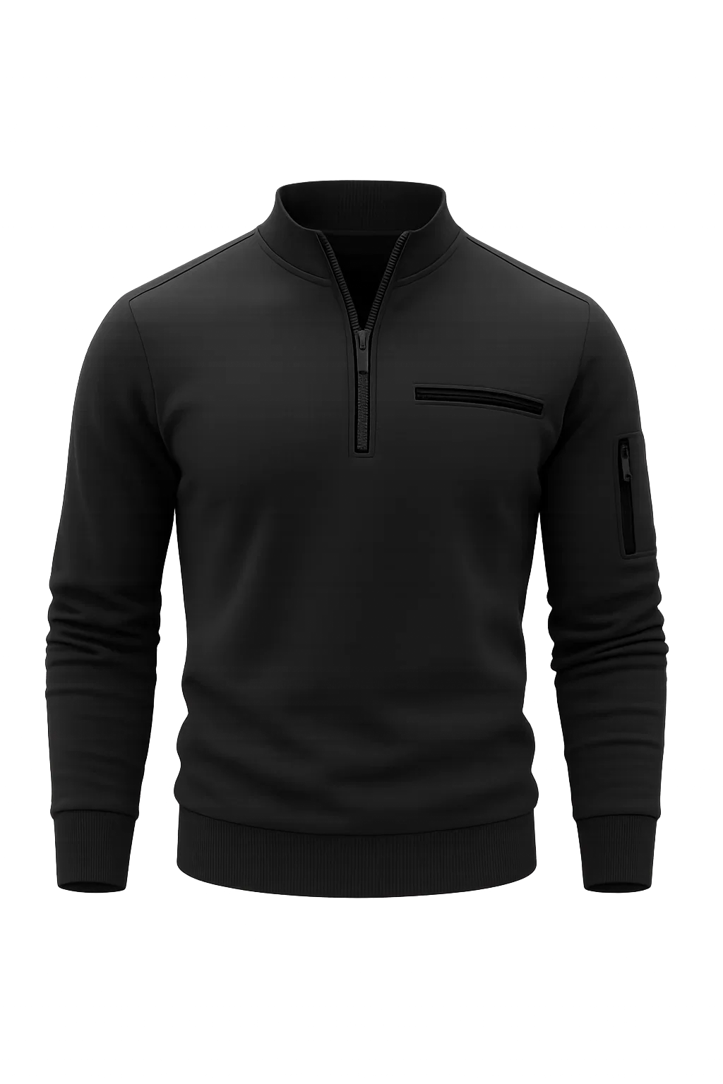 Men's Modern Style Trendy Sweater - Black