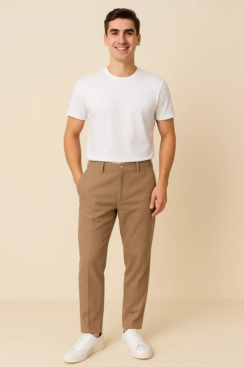 Men's Vintage Style Smart-Casual Trousers