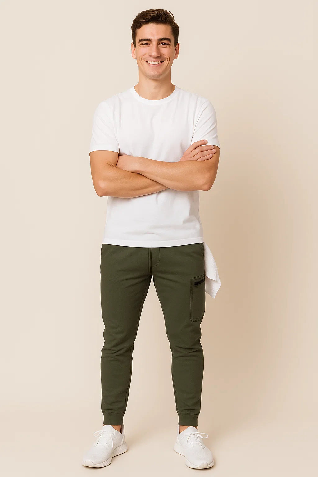 Men's Casual Cargo Sweatpants