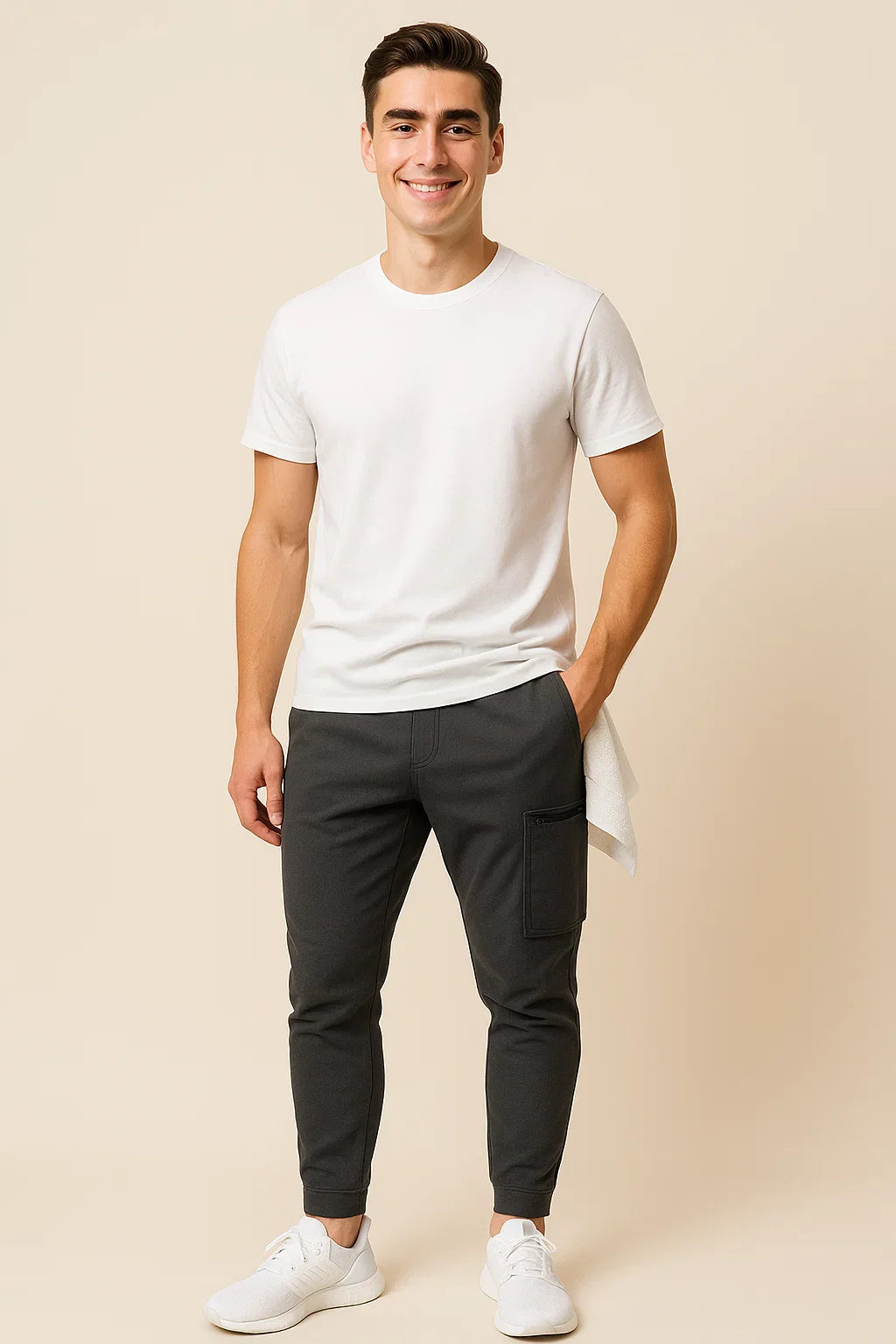 Men's Casual Cargo Sweatpants