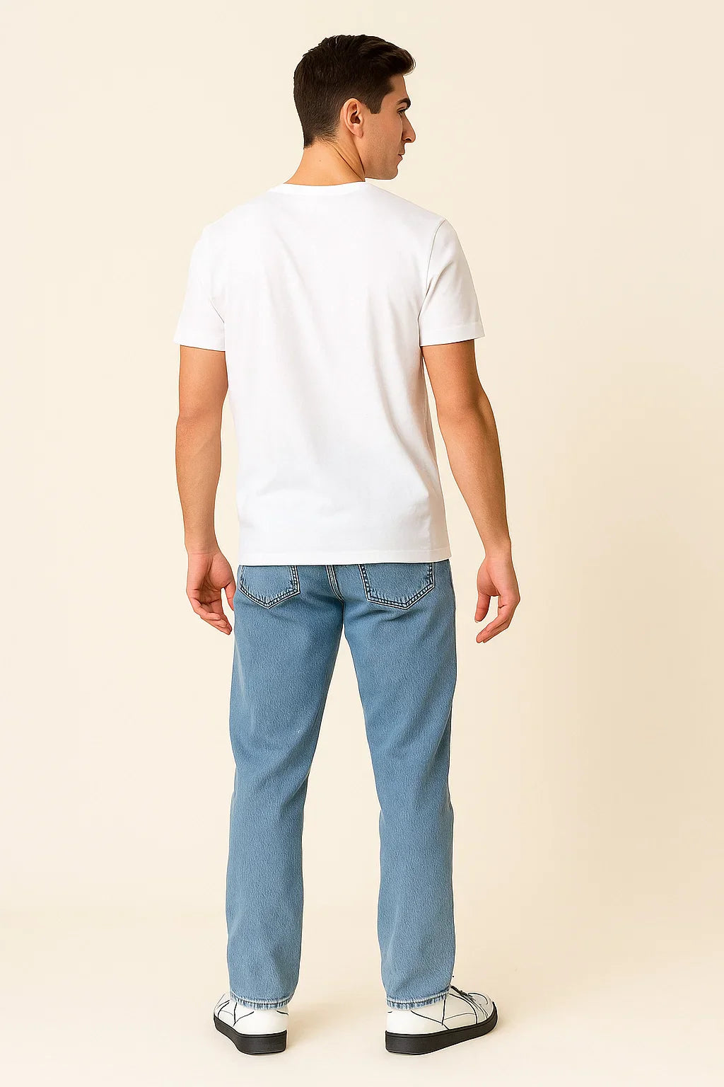 Men's Trendy Vintage Straight Leg Washed Denim Jeans