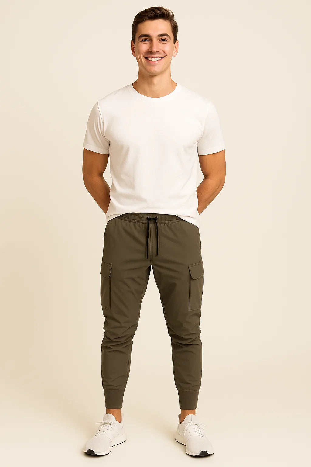 Men's Modern Style Training Cargo Sweatpants
