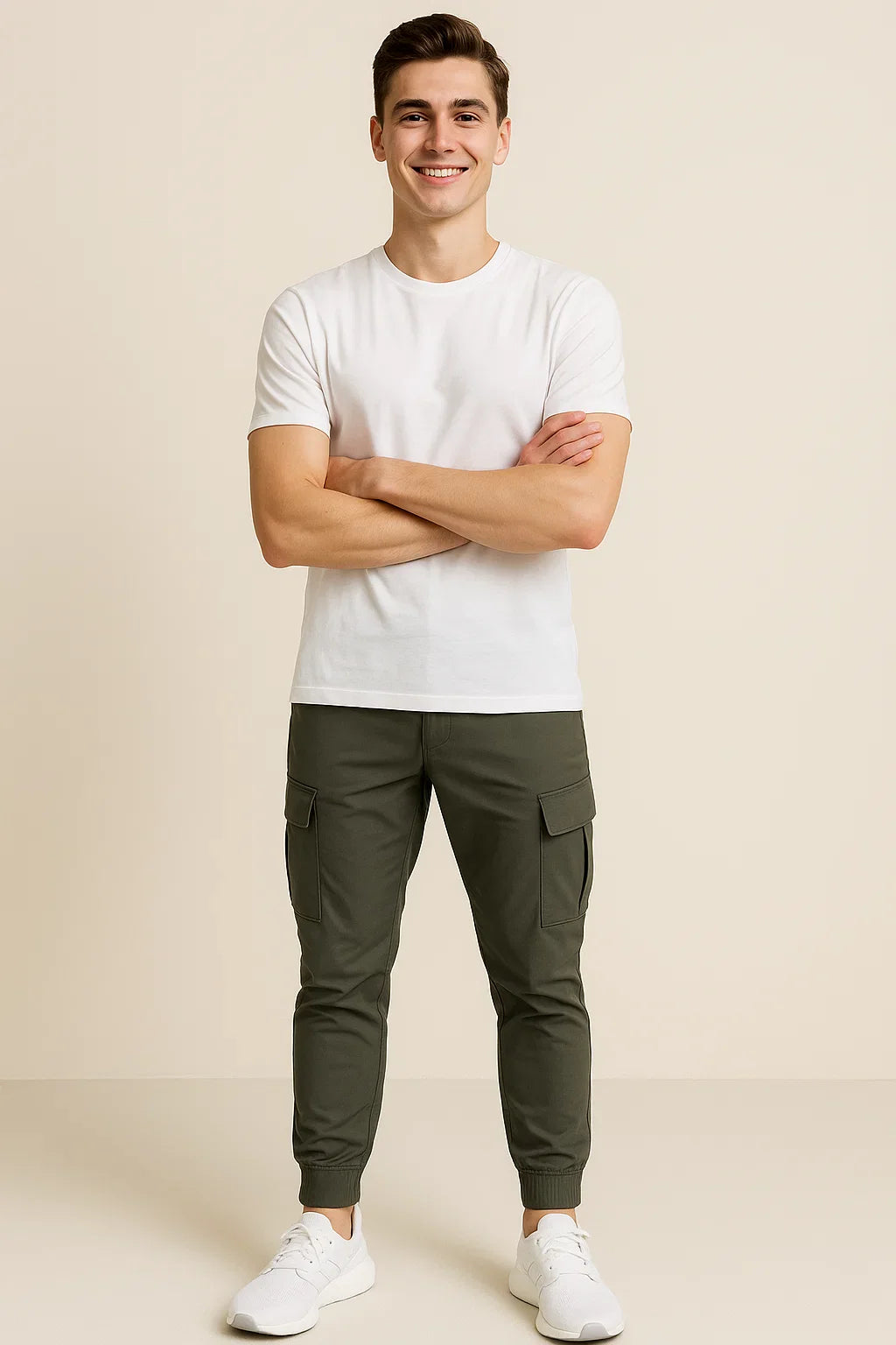 Men's Modern Style Training Cargo Sweatpants