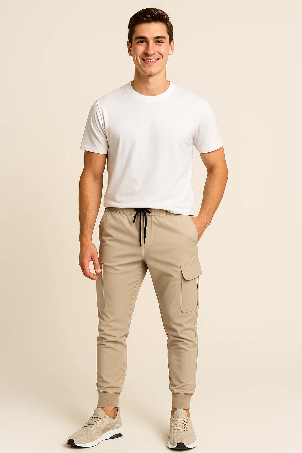 Men's Modern Style Training Cargo Sweatpants