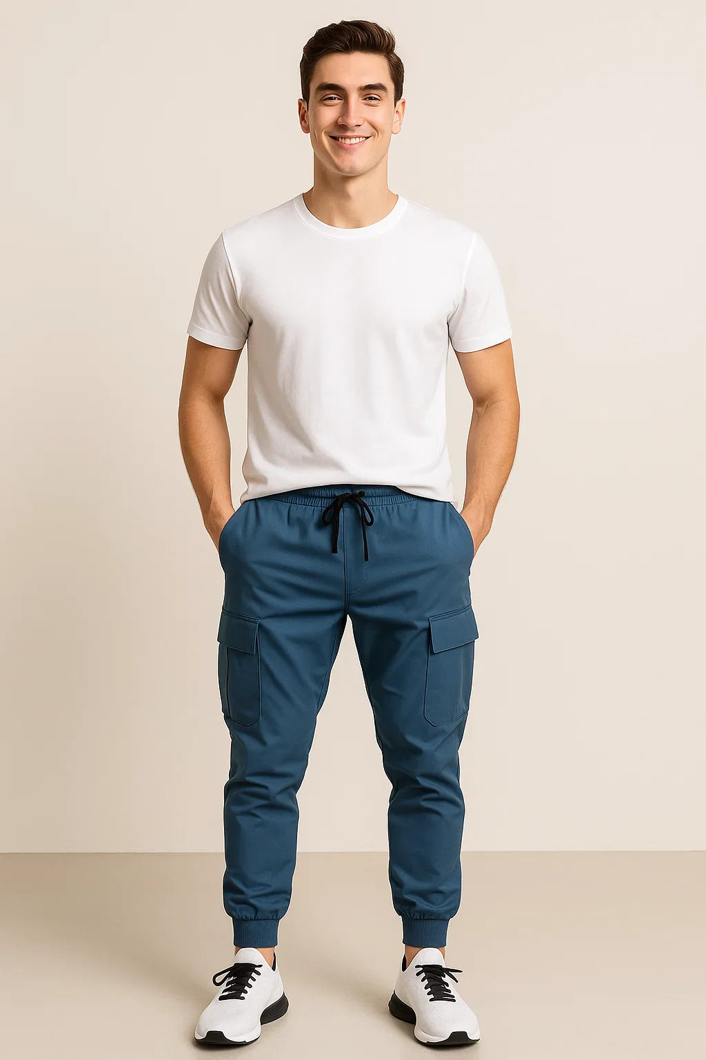 Men's Modern Style Training Cargo Sweatpants