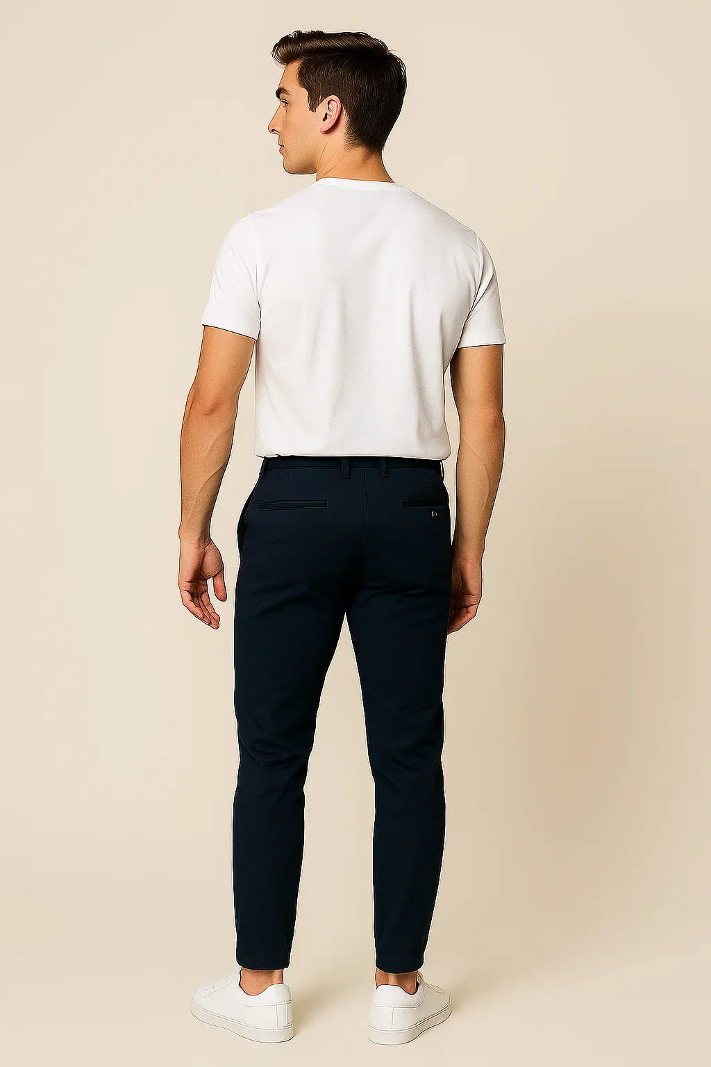 Men's Smart-Casual Tapered Chino Pants