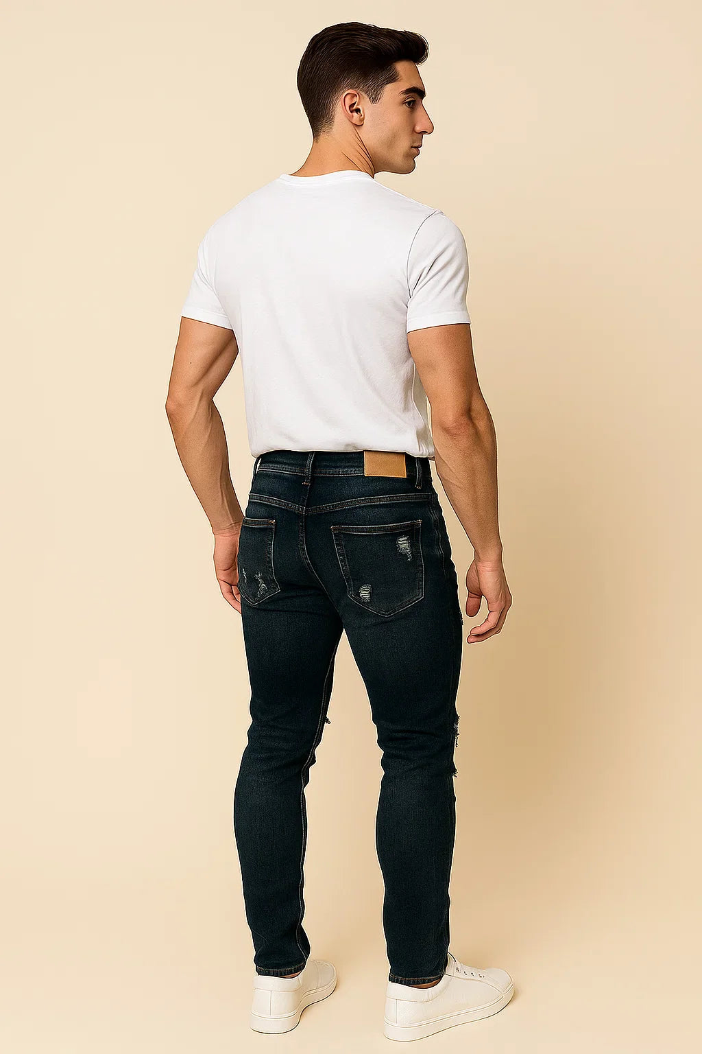 Men's Trendy Denim Ripped Jeans