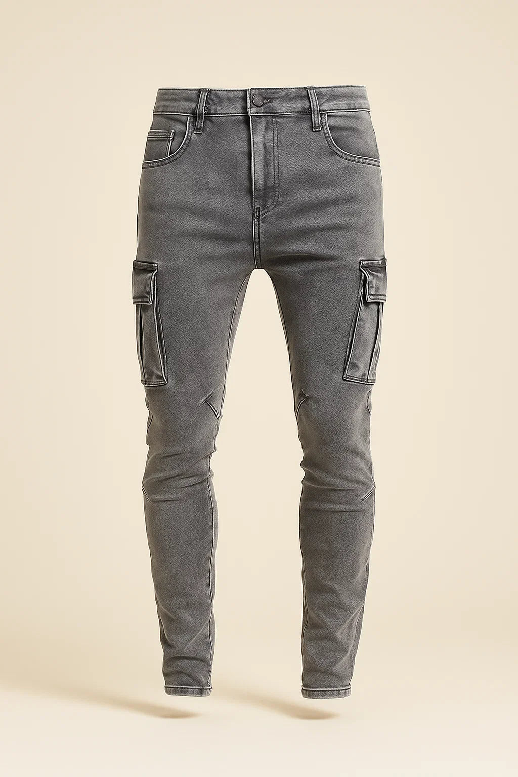 Men's Classic Cargo Denim Pants