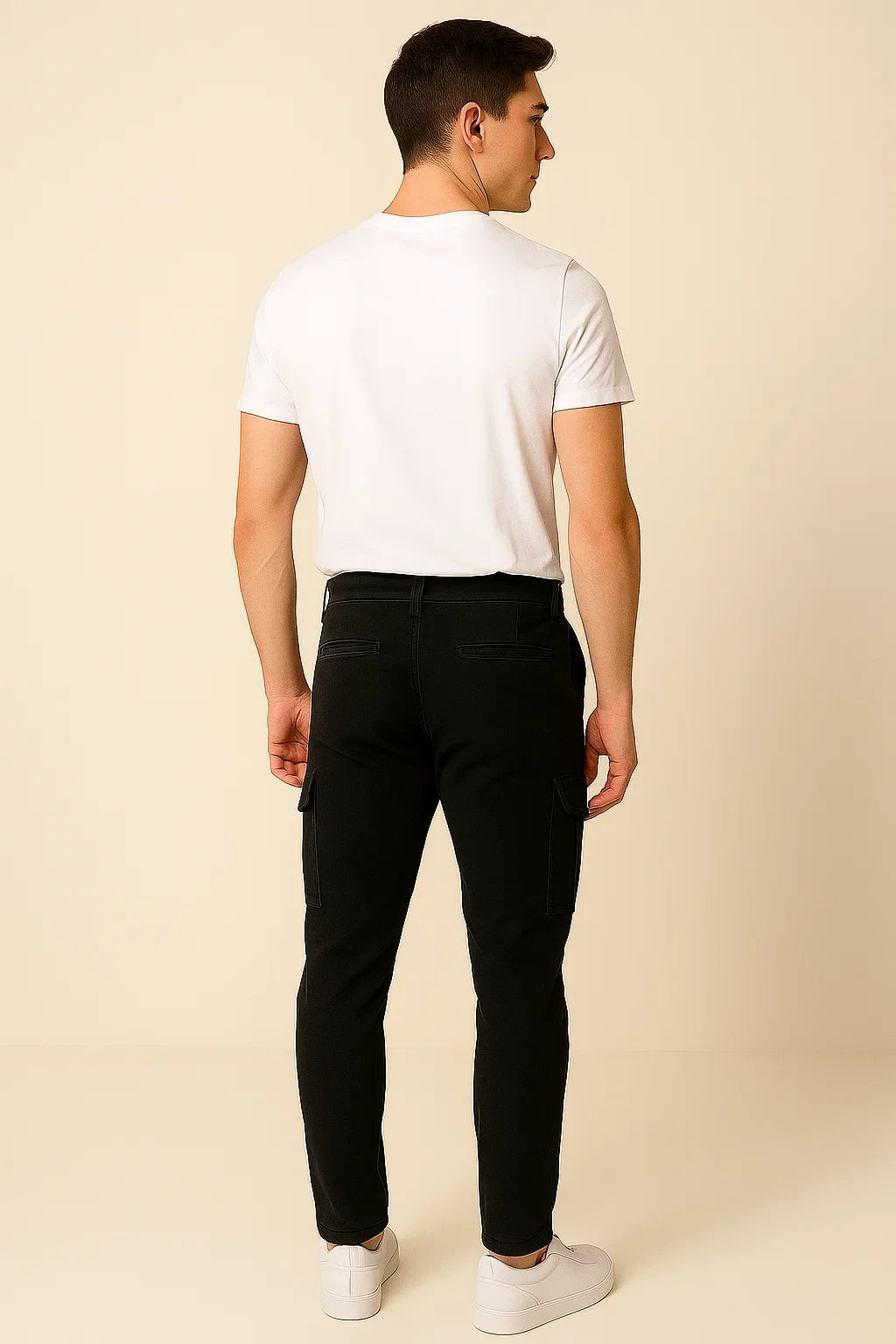 Men's Classic Cargo Denim Pants