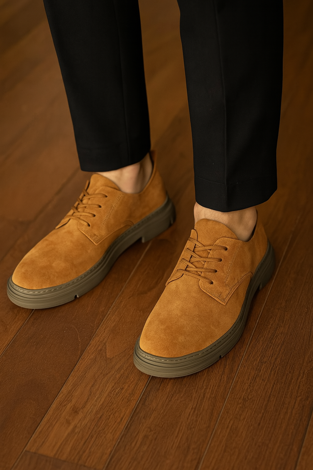 Men’s Suede Shoes Brown