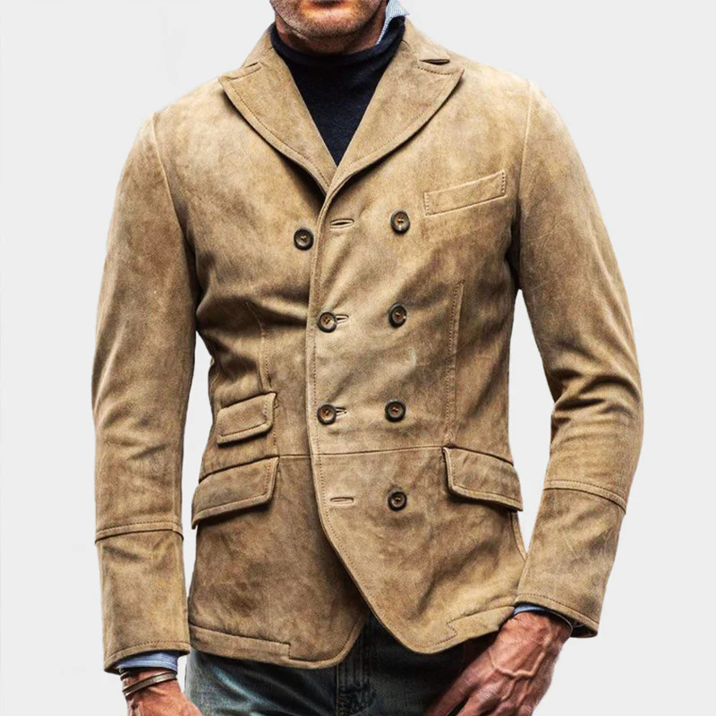 Men's Vintage Style Double Breasted Jacket