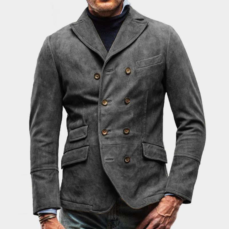 Men's Vintage Style Double Breasted Jacket