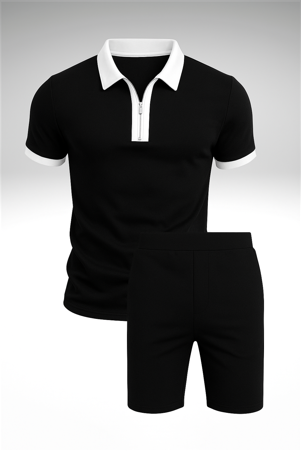 Stylish Men's Set for Summer Black