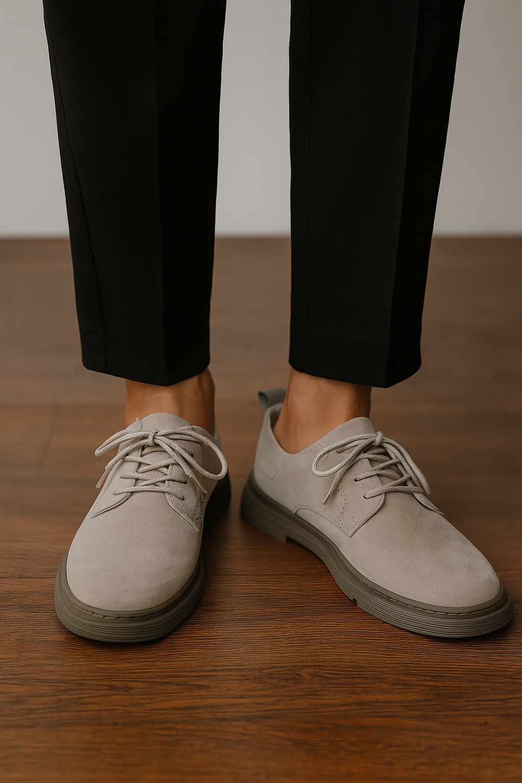 Men’s Suede Shoes Grey