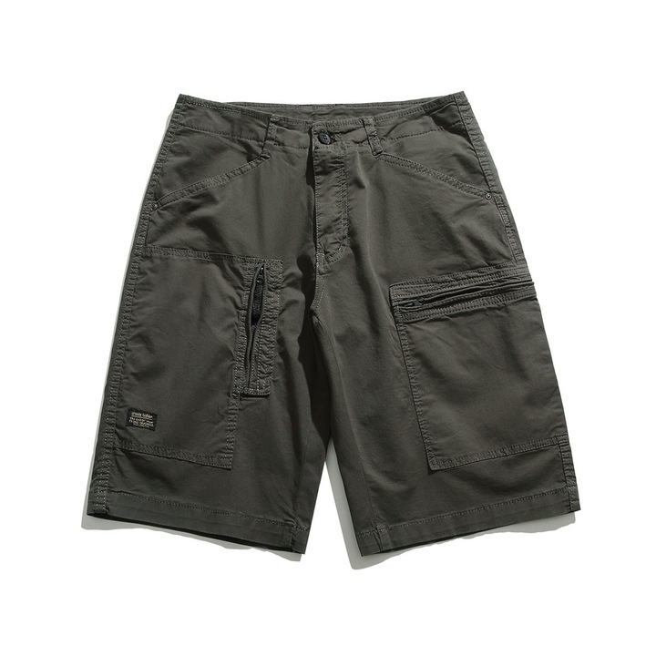 Modern Style Men's Cargo Shorts - Gray
