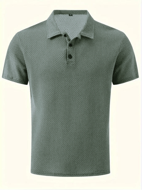 Trendy Summer Men’s Polo Shirt – Green