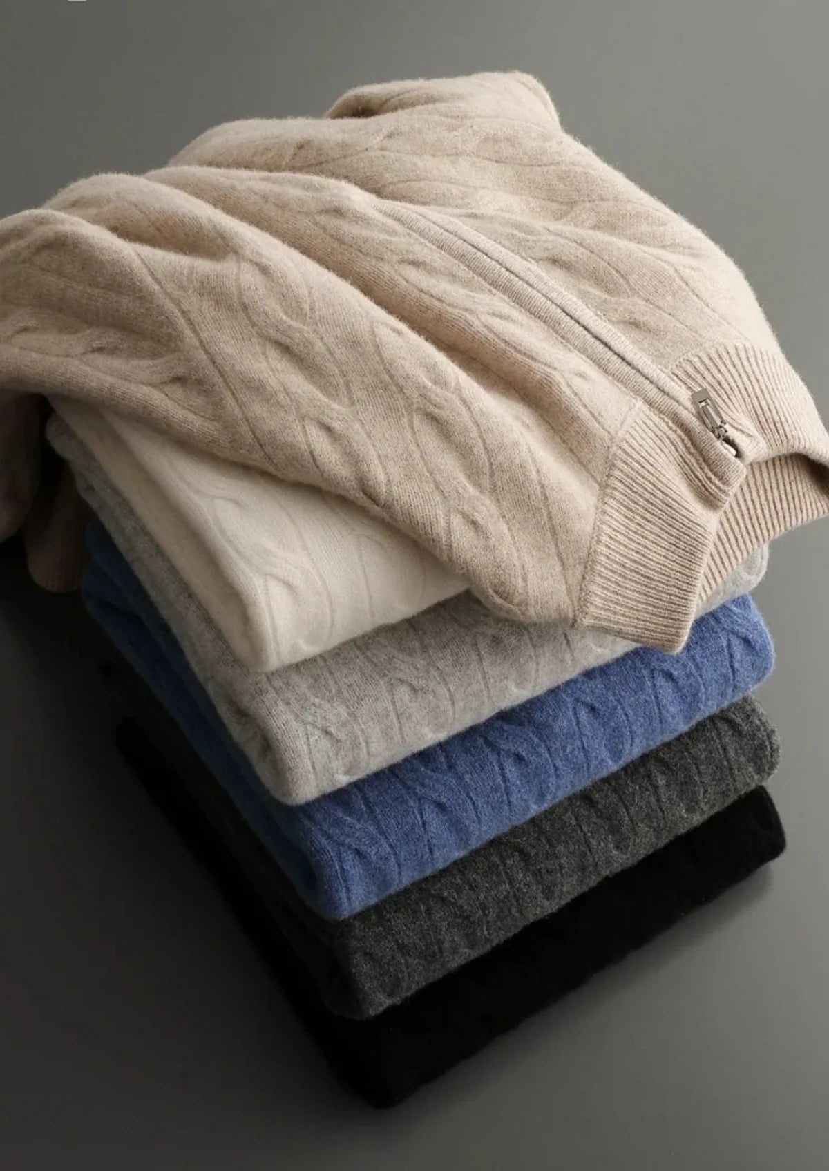 Men’s Half-Zip Sweater – Classic Knit Design & Refined Everyday Layer