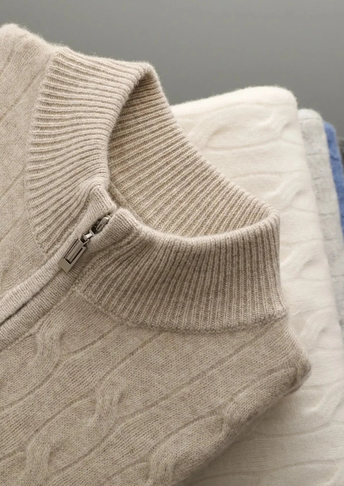 Men’s Half-Zip Sweater – Classic Knit Design & Refined Everyday Layer