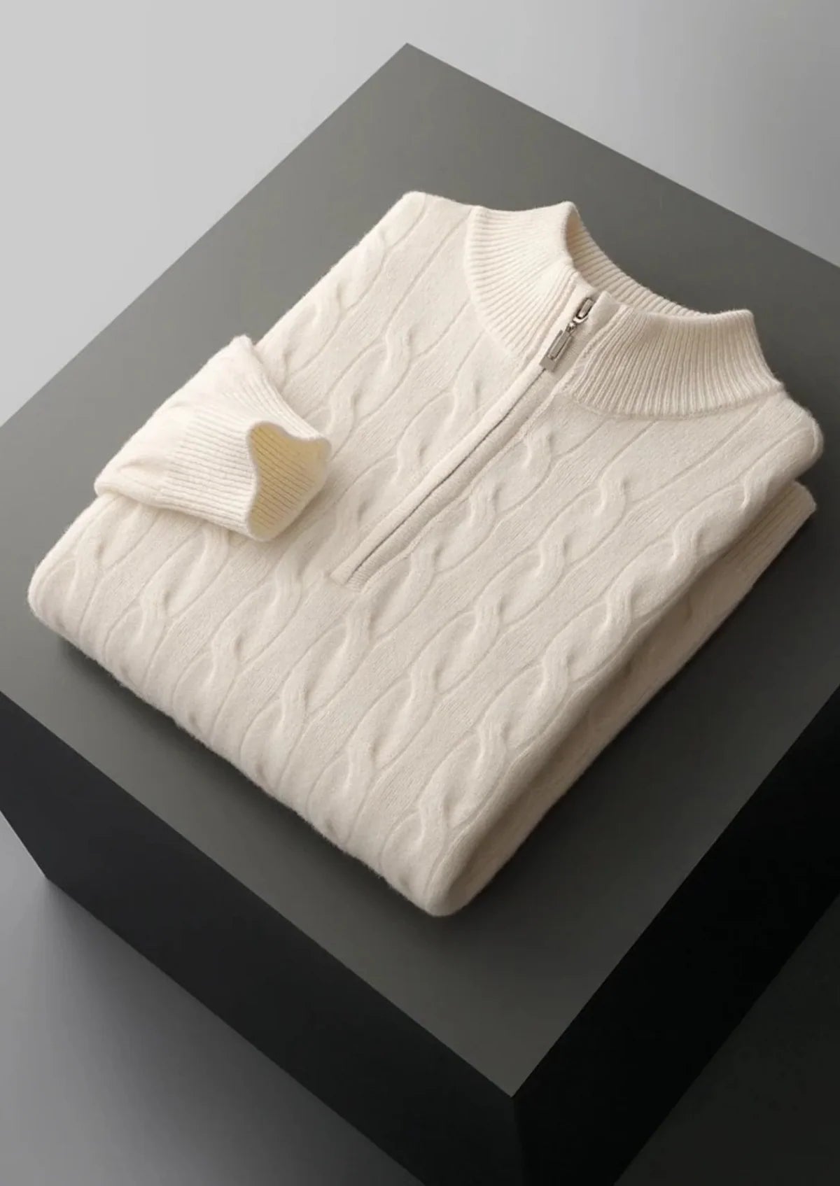 Men’s Half-Zip Sweater – Classic Knit Design & Refined Everyday Layer