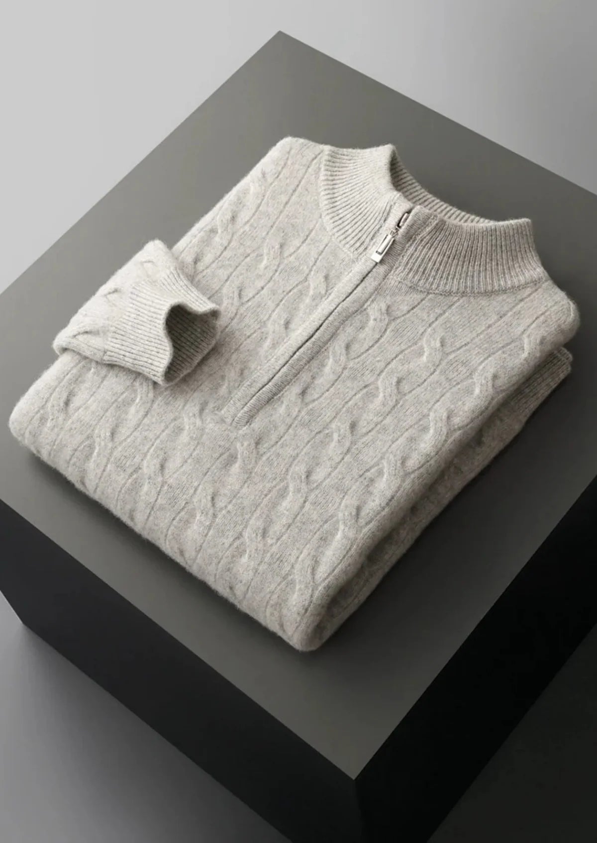 Men’s Half-Zip Sweater – Classic Knit Design & Refined Everyday Layer
