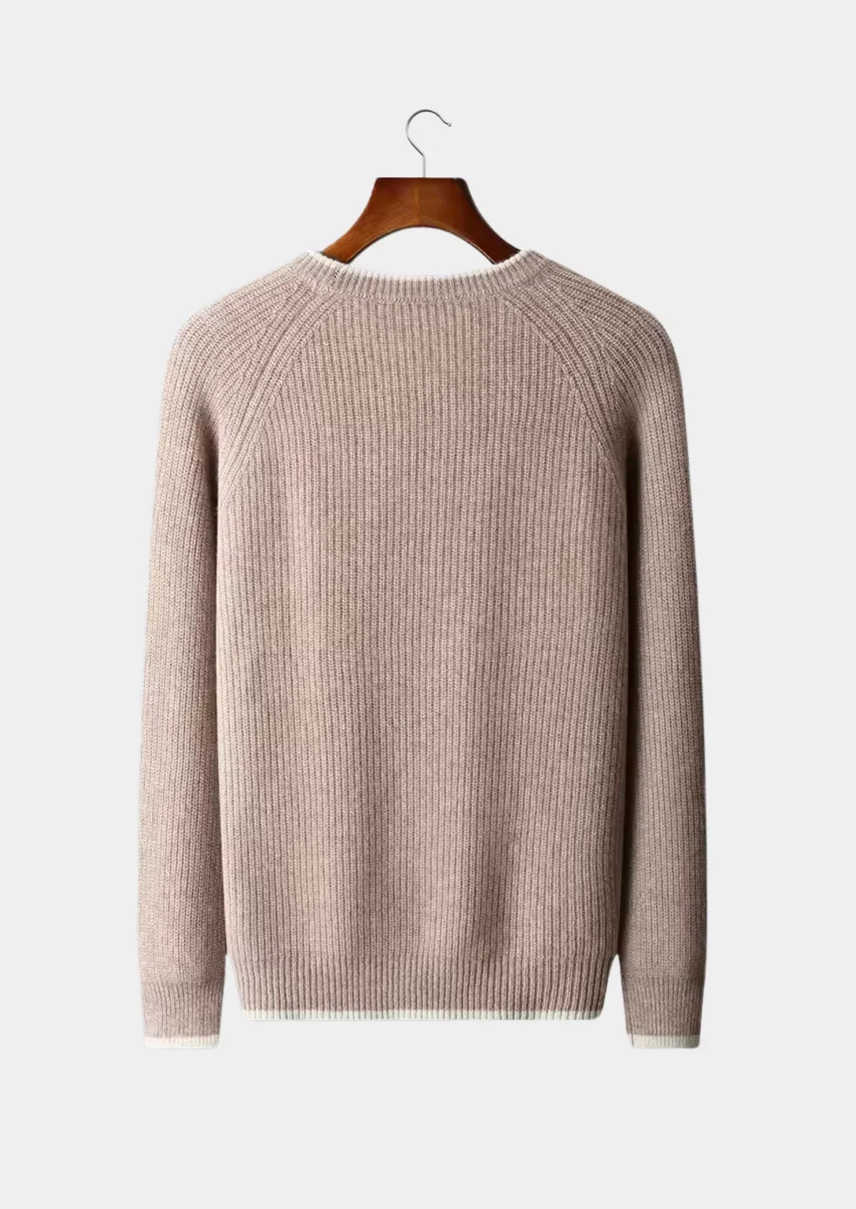 Men’s Crewneck Sweater – Classic Ribbed Design & Timeless Appeal