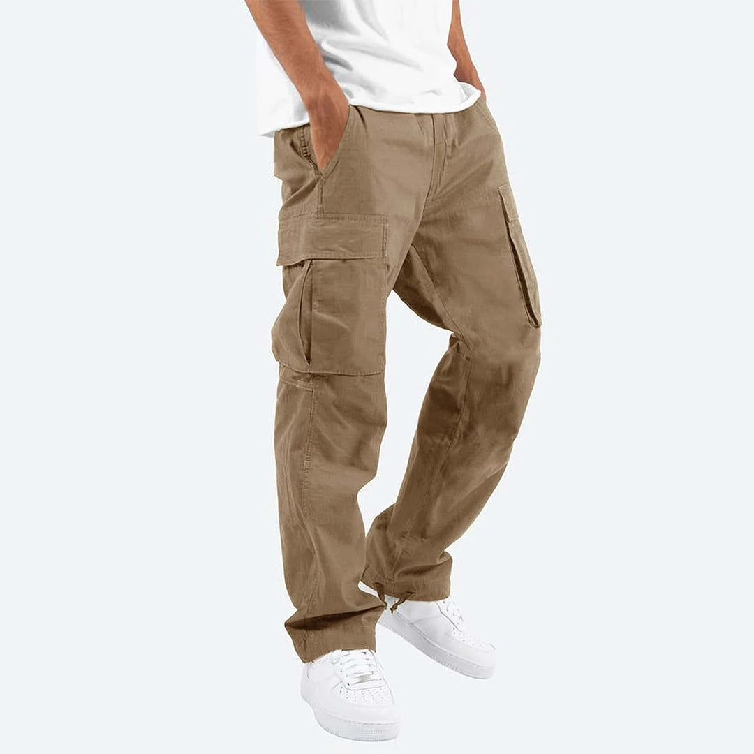 Men's Multifunctional Cargo Pants - Khaki