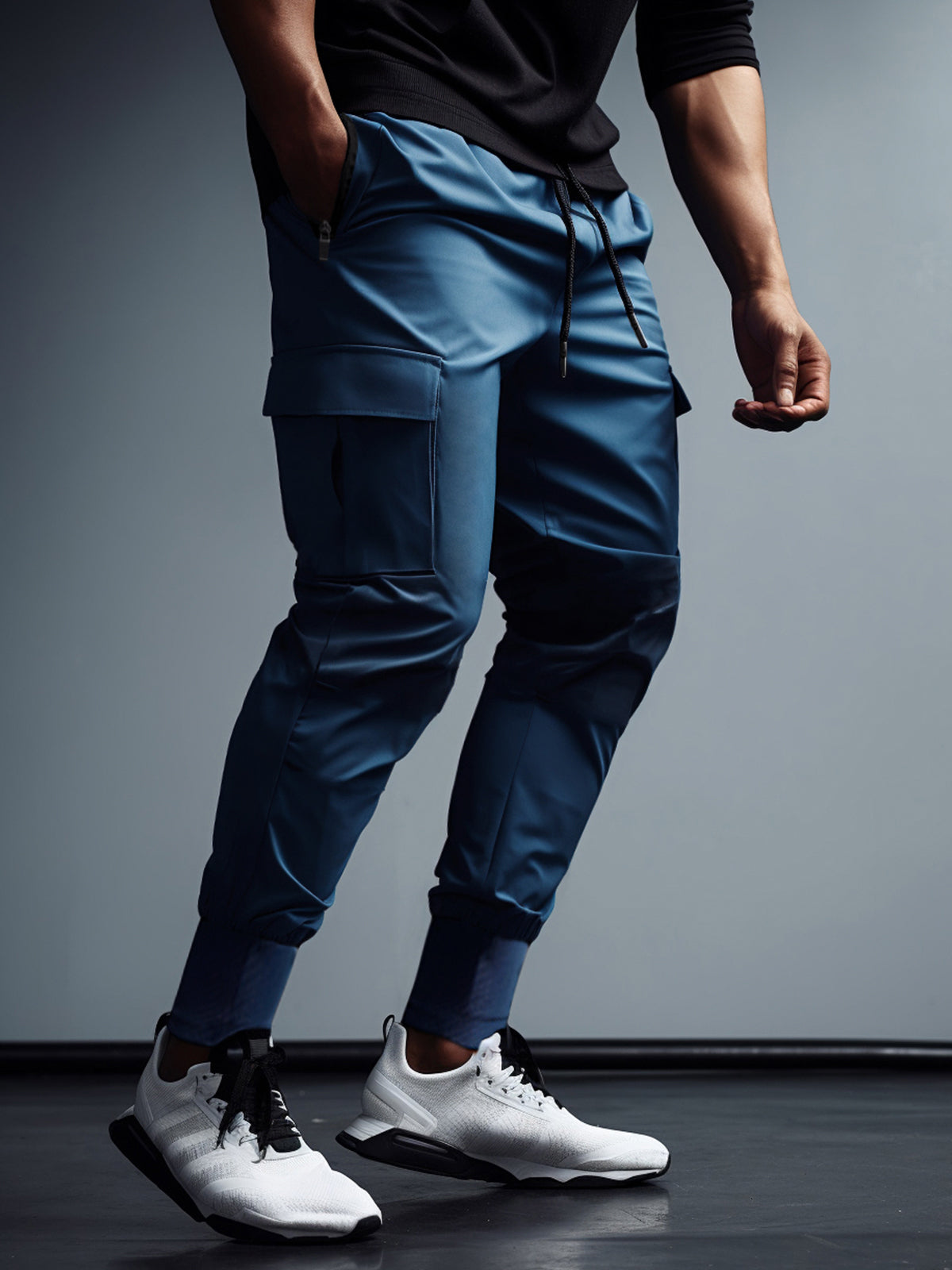 Men's Modern Style Training Cargo Sweatpants