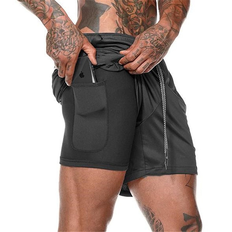 Men's Signature Lightweight Fitness Shorts Anthracite