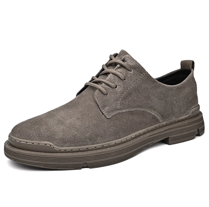 Men’s Suede Shoes Khaki
