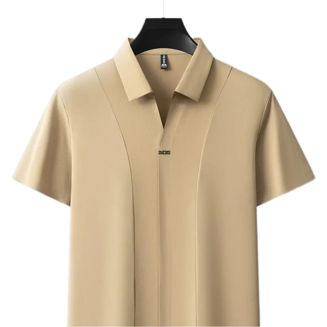 Casual Men’s All Season Polo – Cream
