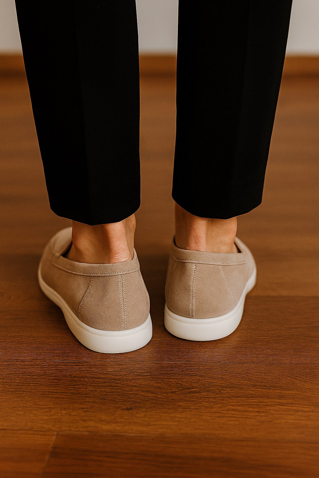 Casual Men’s Slip-on Loafers – Beige