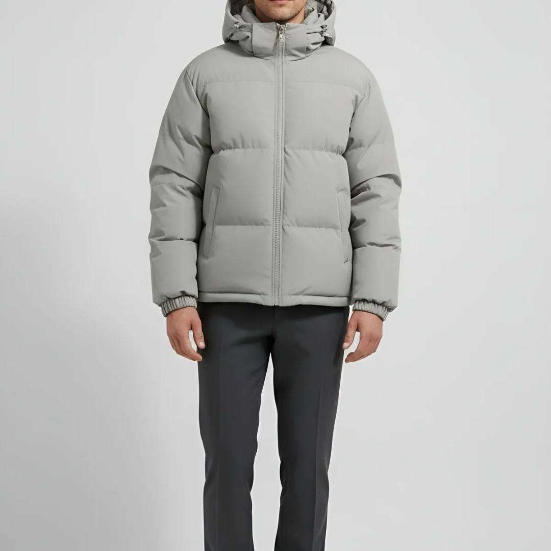 Men’s Classic Puffer Jacket – Relaxed Warmth & Everyday Style