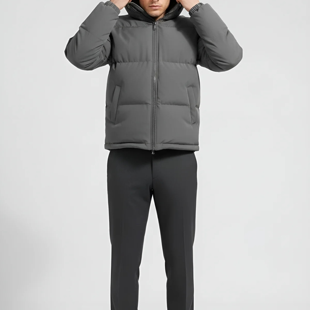 Men’s Classic Puffer Jacket – Relaxed Warmth & Everyday Style