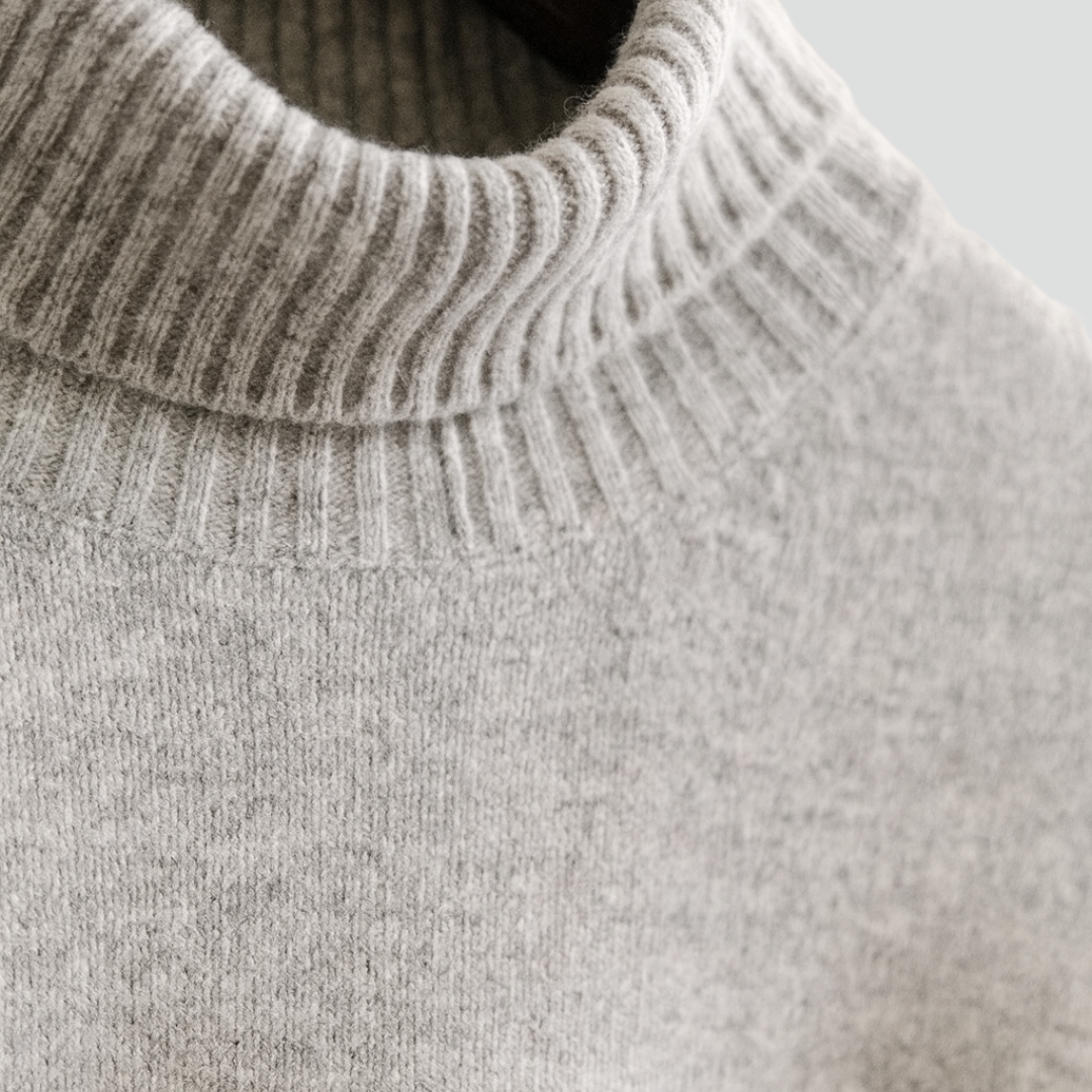 Men’s Turtleneck Sweater – Refined Knit Design & Warm Winter Essential