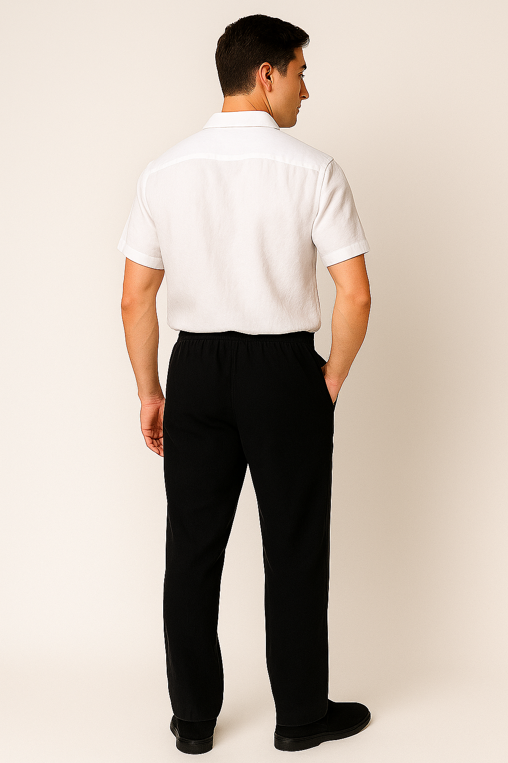 Formal Men's Summer Set White-Black
