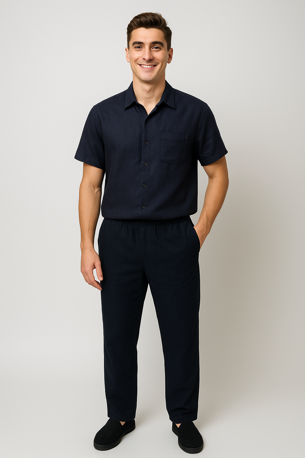 Formal Men's Summer Set - Black