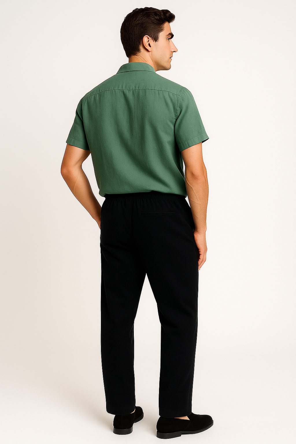 Formal Men's Summer Set Green-Black