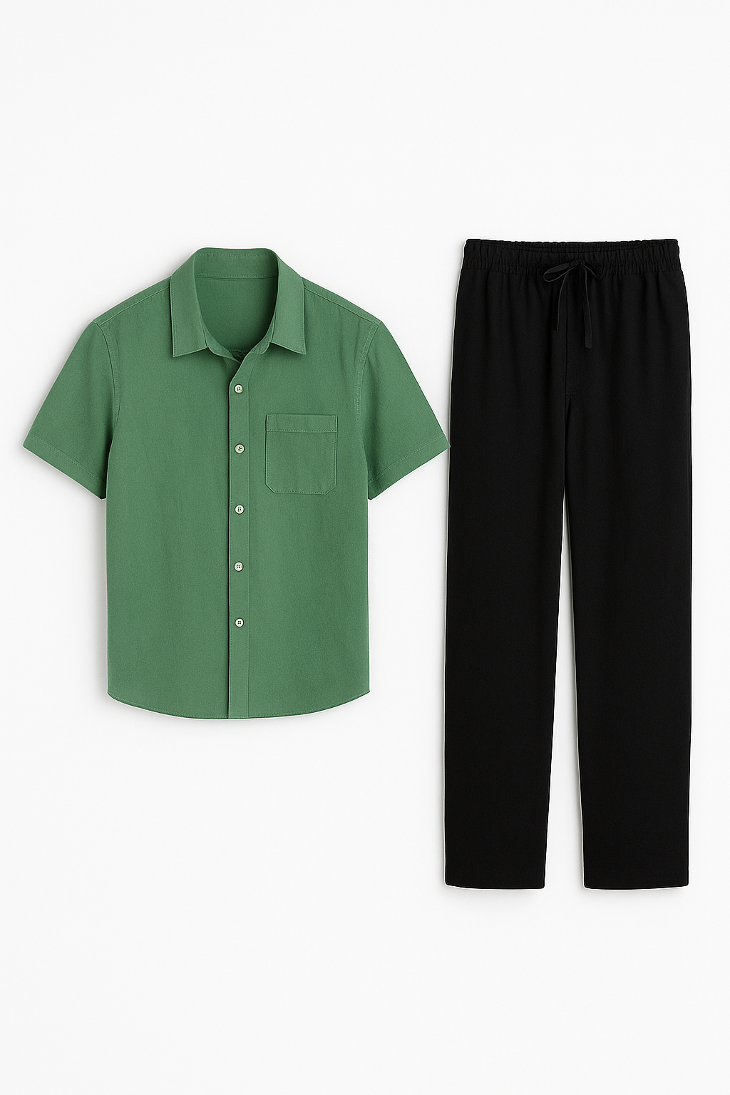 Formal Men's Summer Set Green-Black