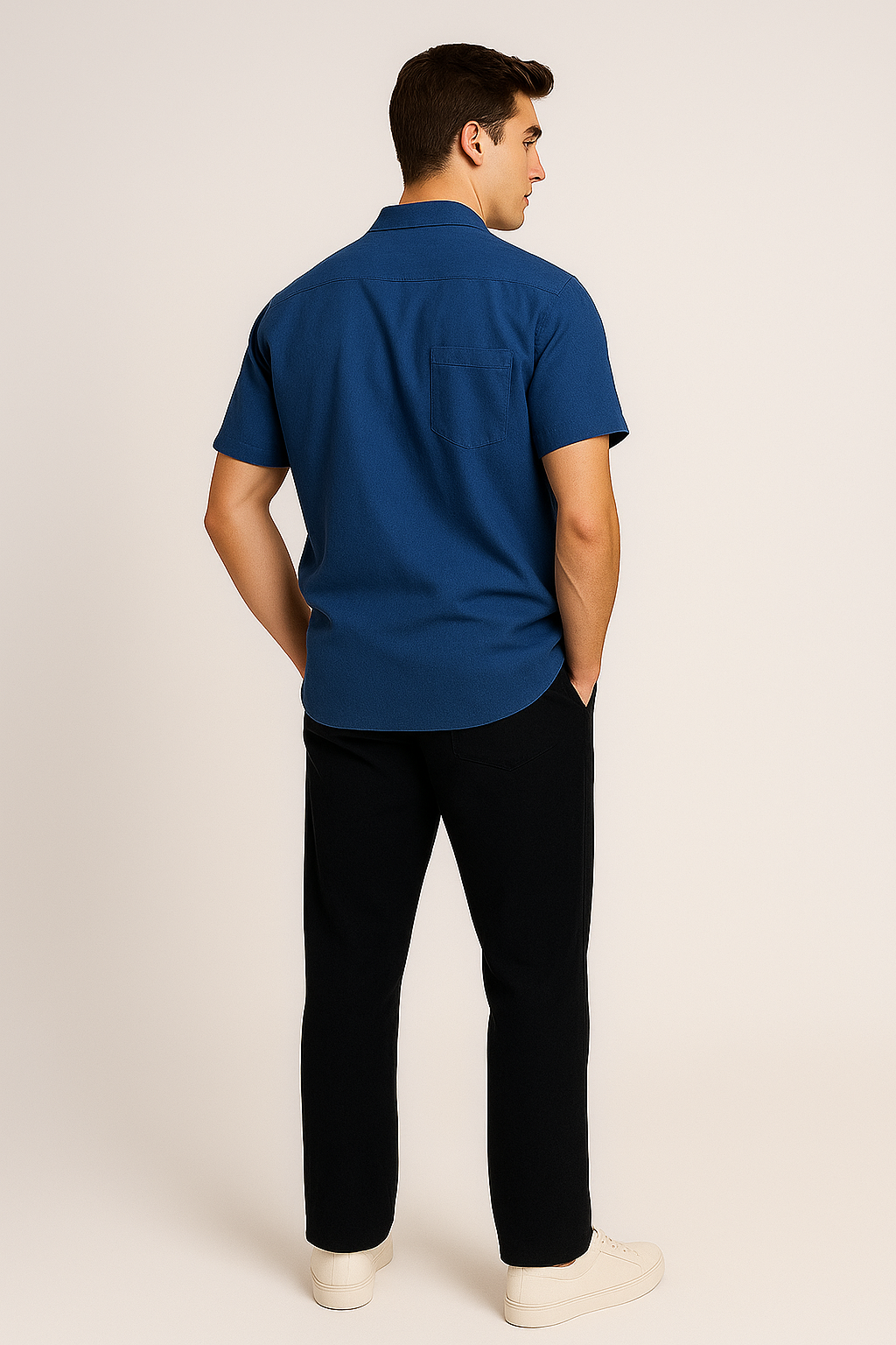 Formal Men's Summer Set Blue-Black