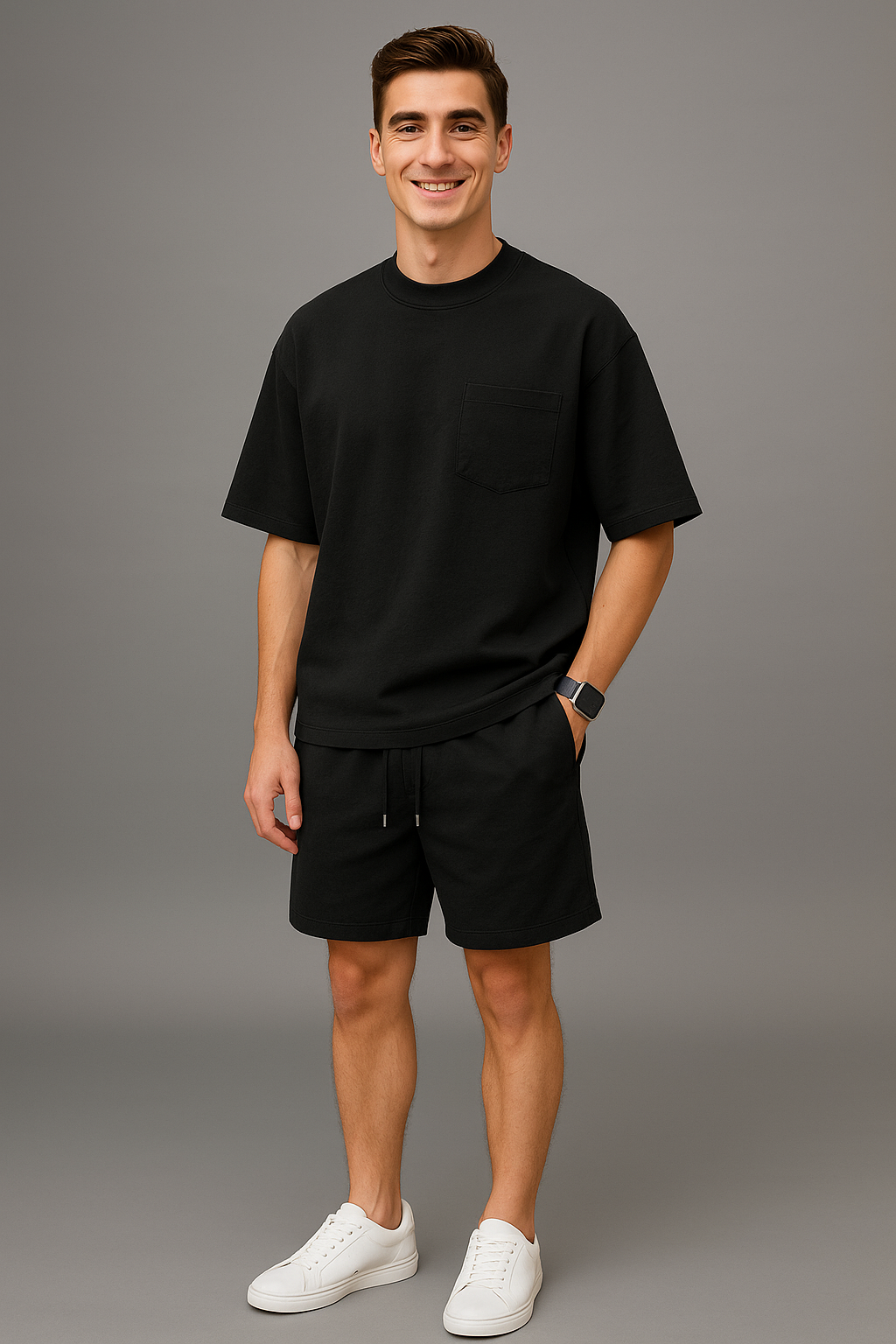 Men’s Classic Set for Summer - Black