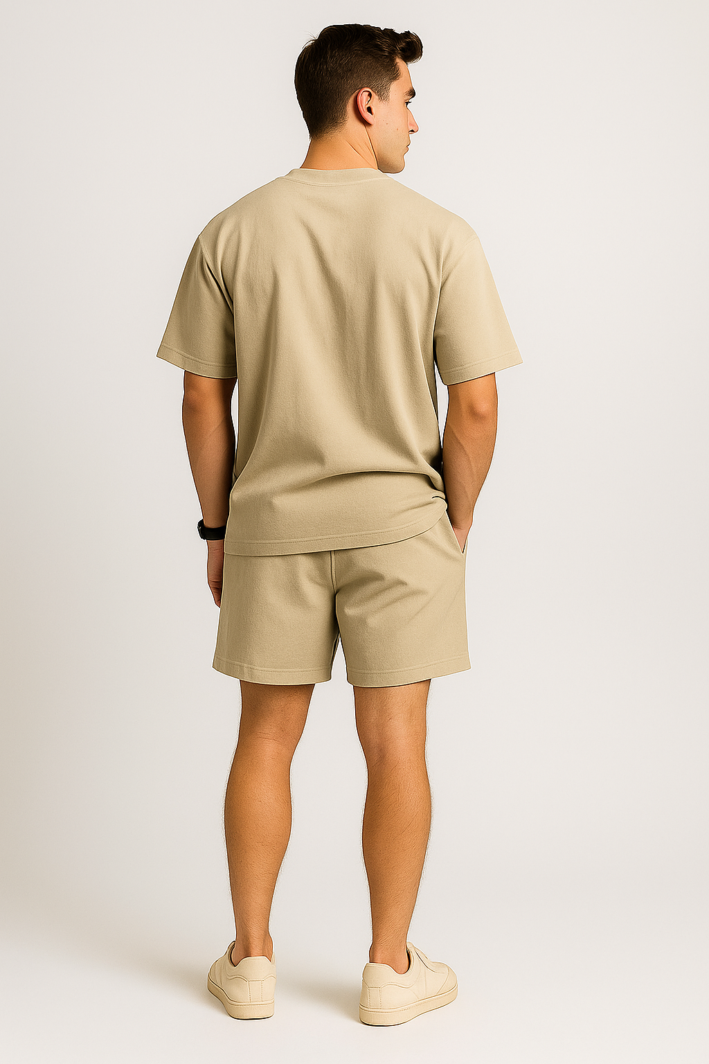 Men’s Classic Set for Summer Beige