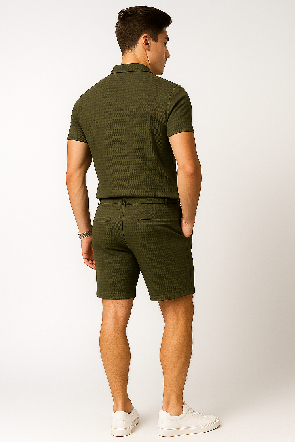 Trendy Men’s Summer Outfit - Green