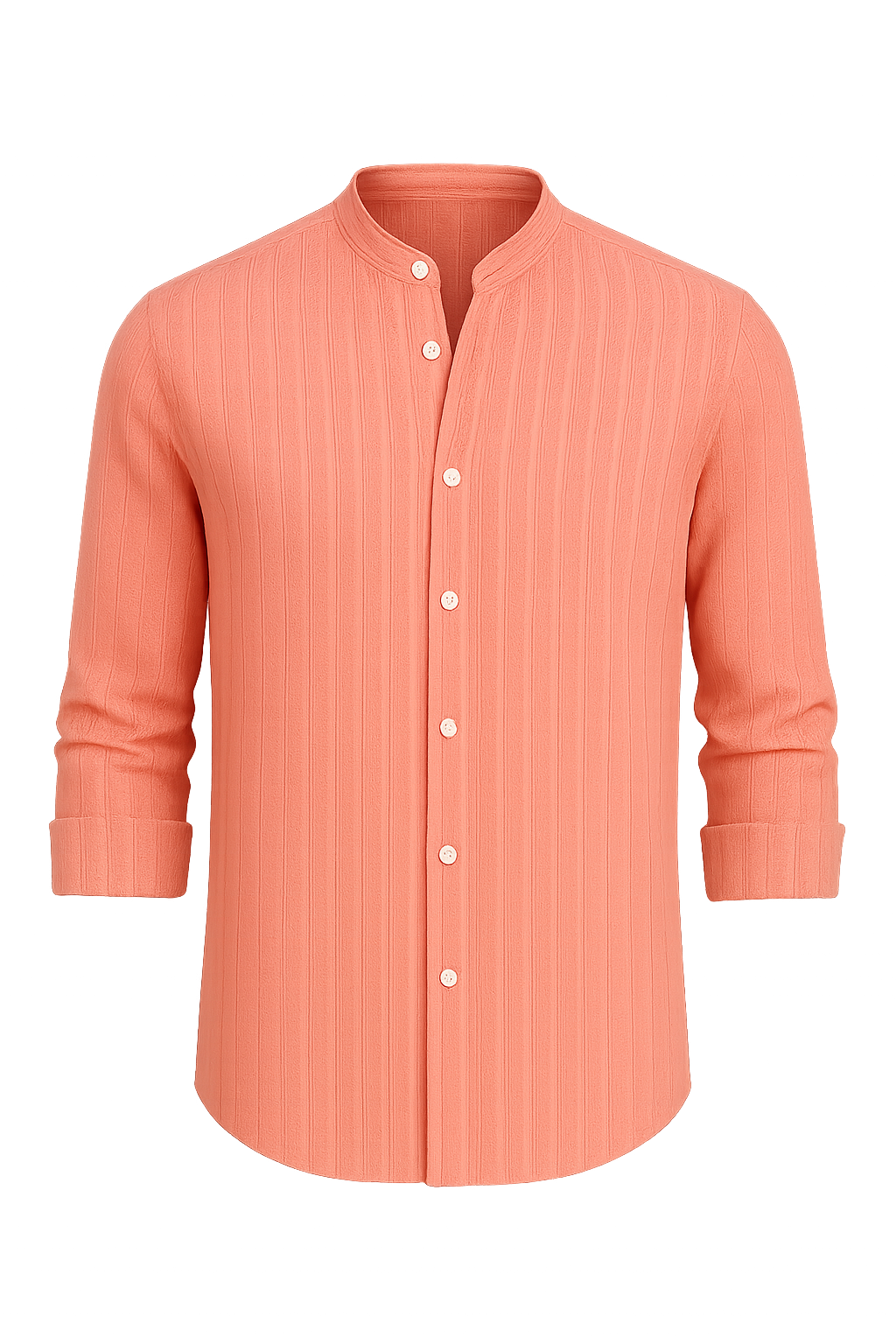 Elegant Men's Short Sleeve Shirt – Pink