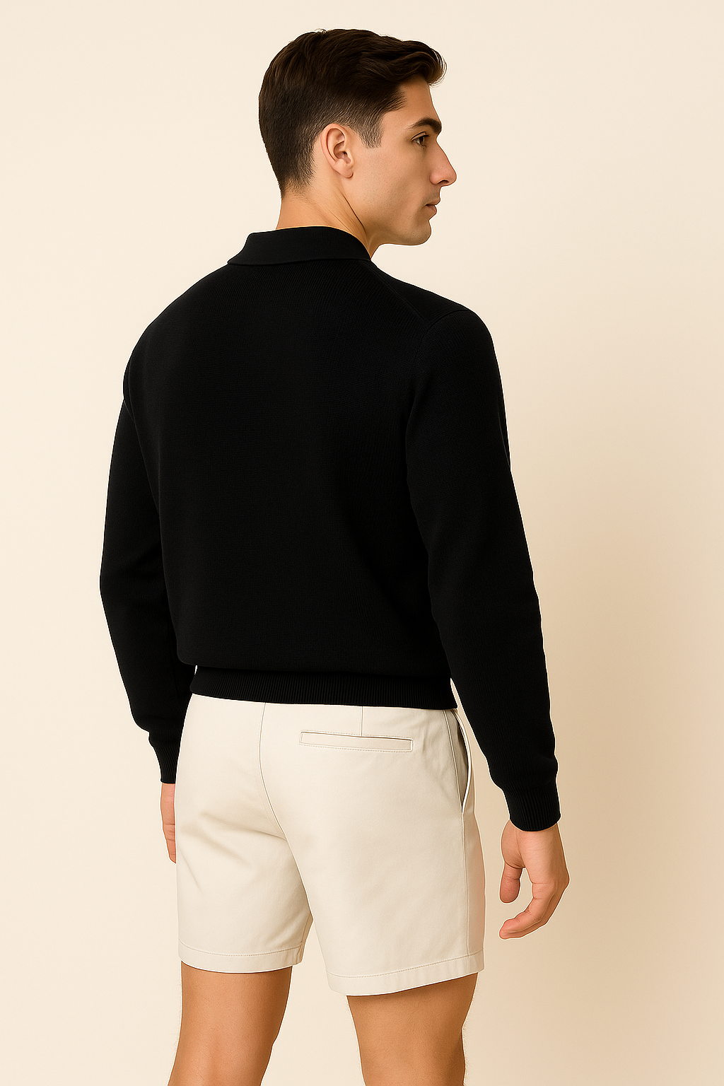 Classic Men’s Polo Shirt – Black