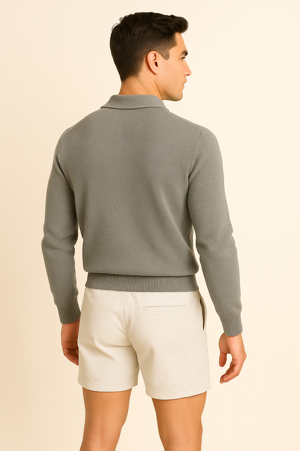 Classic Men’s Polo Shirt – Gray