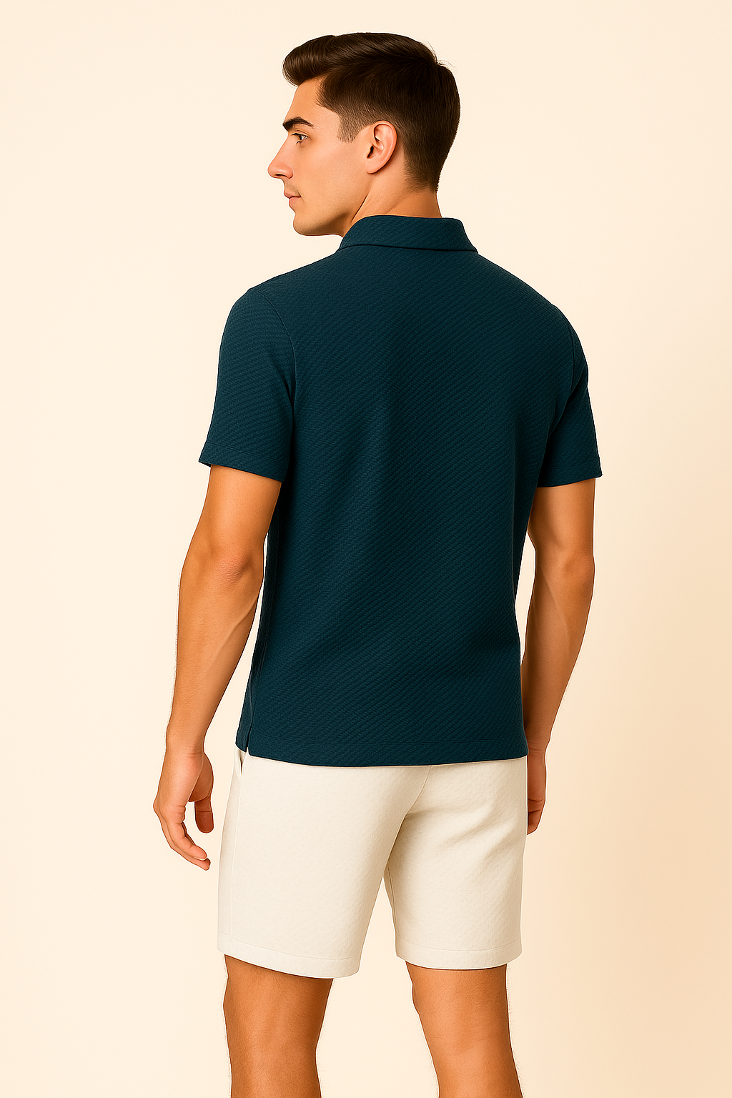 Trendy Summer Men’s Polo Shirt – Blue